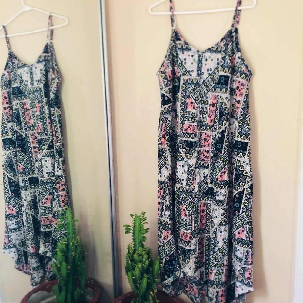 CW classics maxi print tank dress